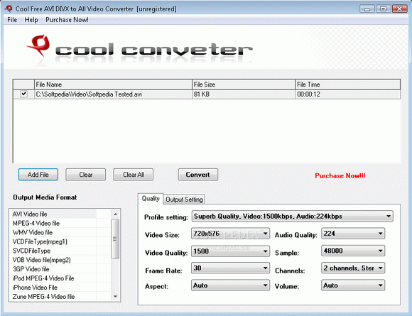Cool Free AVI DIVX to All Video Converter Crack & Serial Key