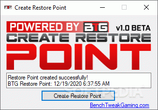 Create Restore Point Crack + Activator (Updated)