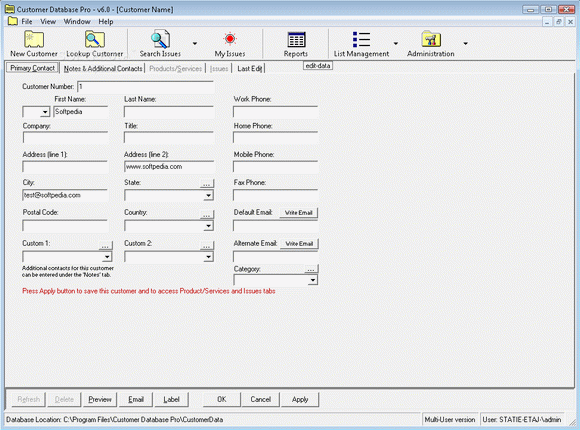 Customer Database Pro Multi-user Crack With Activation Code Latest 2024