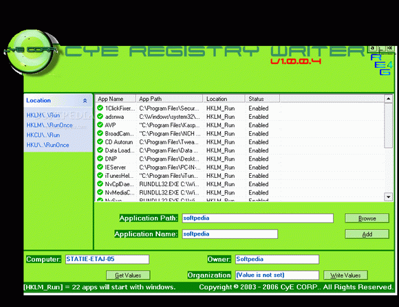 CyE Registry Writer Crack + License Key Download