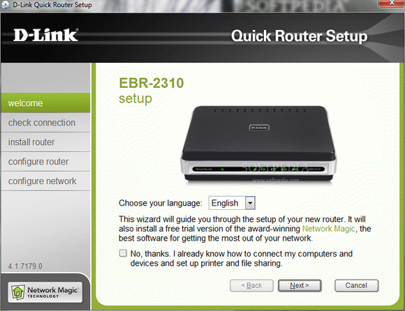 D-Link EBR-2310 Quick Router Setup Crack + License Key Download 2024