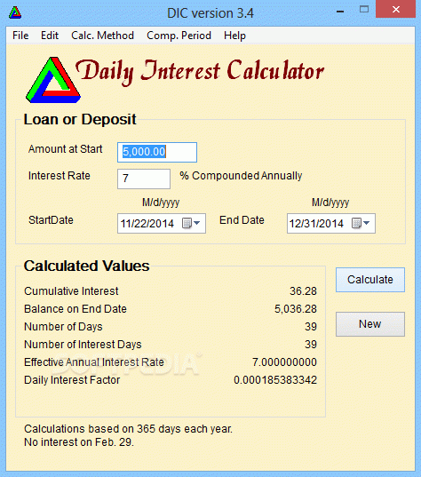 Daily Interest Calculator and Equivalent Interest Rate Calculator Crack With Serial Number 2024