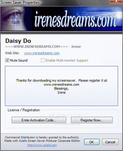 Daisy Do Screensaver Crack & Serial Key