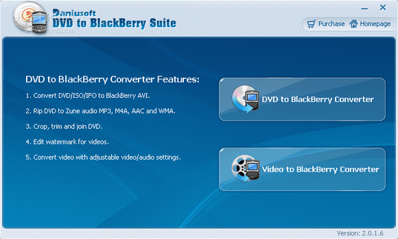 Daniusoft DVD to BlackBerry Suite Crack With Activation Code