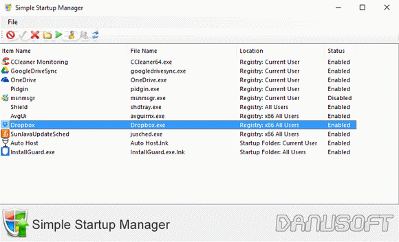 Simple Startup Manager Crack + Activation Code Updated