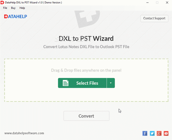 DataHelp DXL to PST Wizard Crack With Serial Key Latest