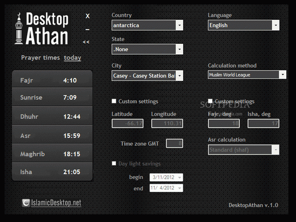 Desktop Athan Crack + Activation Code Updated