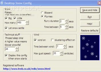 Desktop Snow for Windows Crack + Serial Key