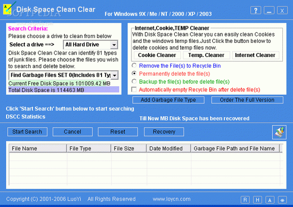 Disk Space Clean Clear Crack + Keygen