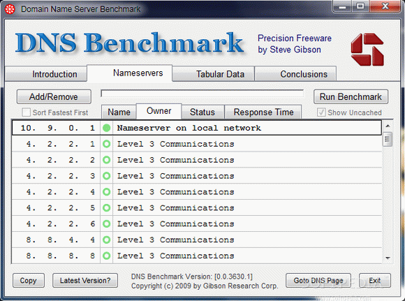DNS Benchmark Crack + Serial Number