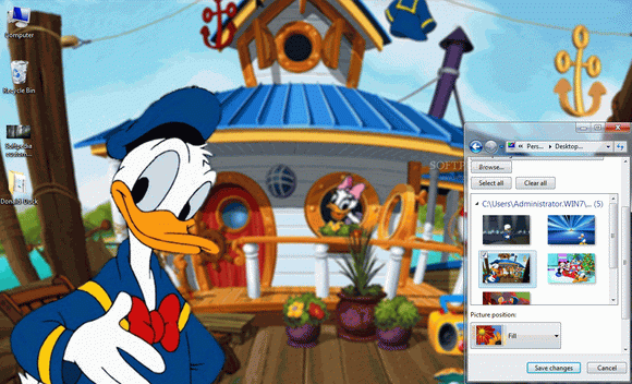 Donald Duck Windows 7 Theme Crack + License Key Download