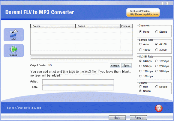 Doremi FLV to MP3 Converter Crack + License Key