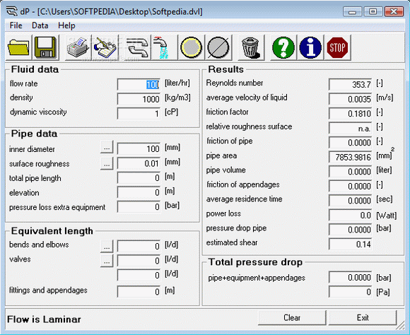 dP Pressure Drop Calculator Crack + Activator Updated