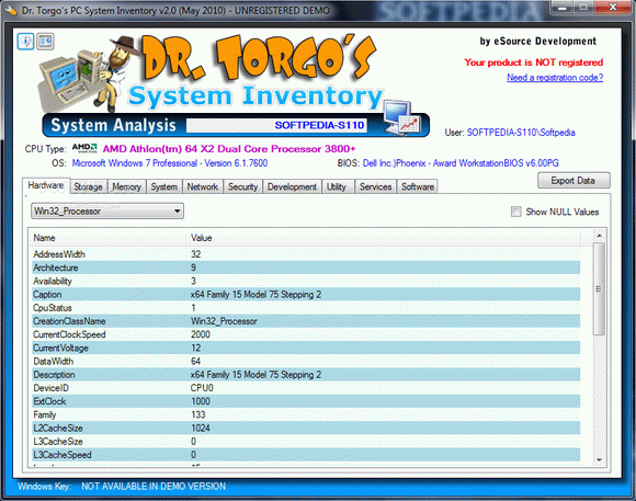 Dr. Torgo's PC System Inventory Crack + Serial Key Download