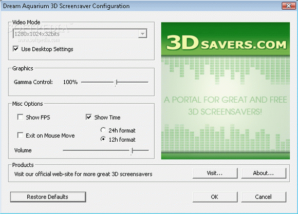 Dream Aquarium 3D Screensaver Crack + Keygen Download