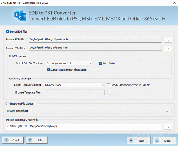DRS EDB to PST Converter Crack + Activation Code