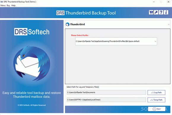 DRS Thunderbird Backup Tool