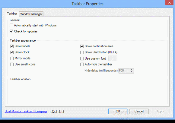 Dual Monitor Taskbar Crack + Serial Number Download