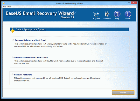EaseUS Email Recovery Wizard Crack + Activator