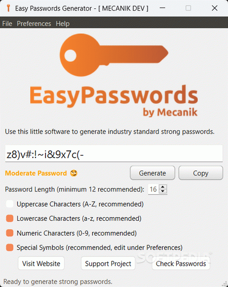 Easy Passwords Generator Crack + Serial Key Download