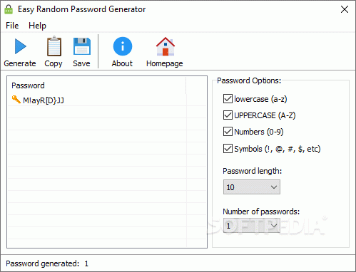 Easy Random Password Generator Crack + License Key Download