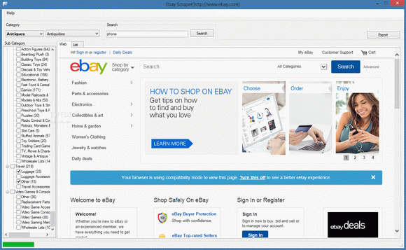 Ebay Scraper Crack + Keygen (Updated)