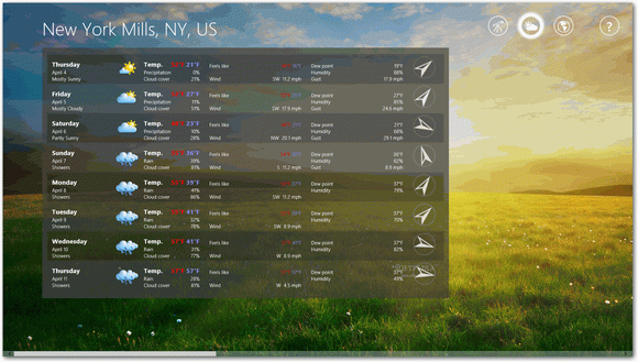 Elements Weather Forecast for Windows 8 Crack Plus Keygen