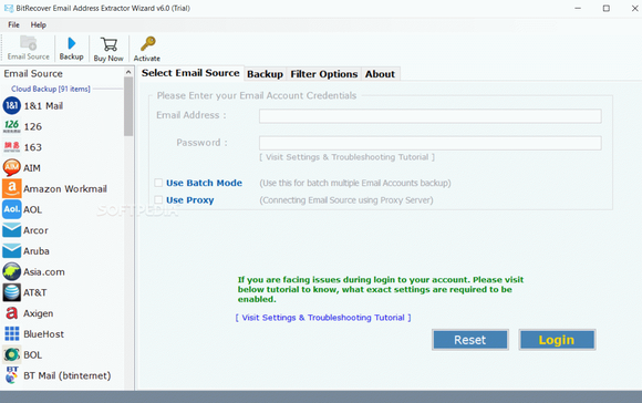 BitRecover Email Address Extractor Wizard Crack + Activator Updated