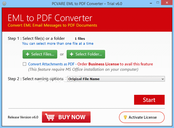 PCVARE EML to PDF Converter Crack With License Key Latest
