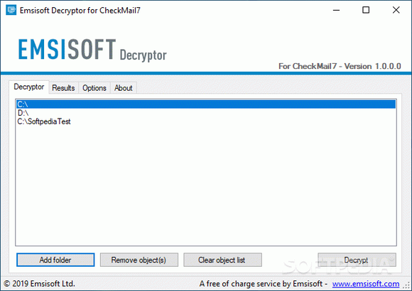 Emsisoft Decryptor for CheckMail7 Crack + Activator Download 2024