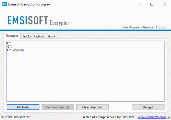 Emsisoft Decryptor for Jigsaw Crack + Serial Key Download