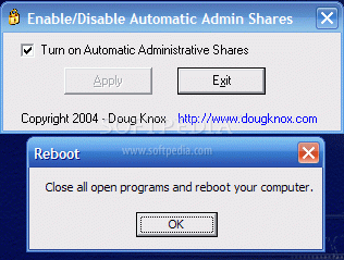 Enable/Disable Automatic Admin Shares Crack Plus Serial Number