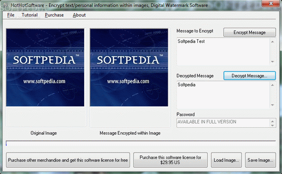 Encrypt Text within Images Crack & License Key