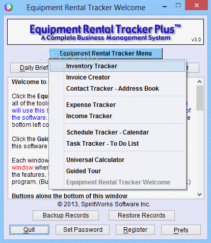 Equipment Rental Tracker Plus Crack With Activator