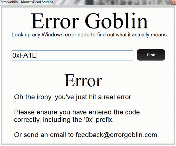 Error Goblin Crack & Activation Code