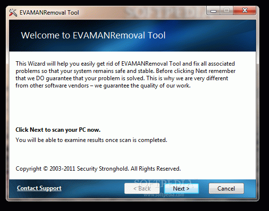 EVAMAN Removal Tool Crack + License Key