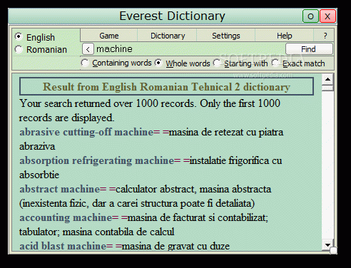 Everest Dictionary with databases Crack With License Key Latest