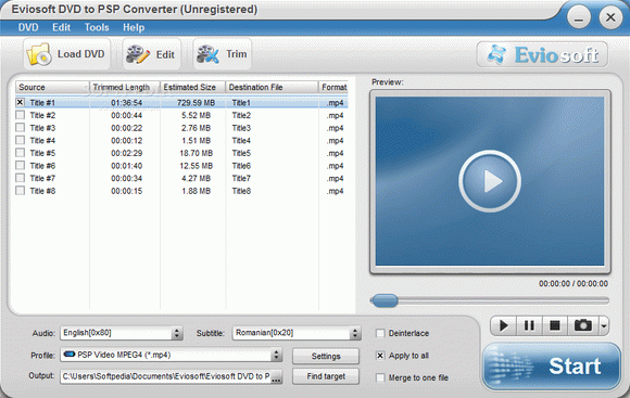 Eviosoft DVD to PSP Converter Crack + Activator Download