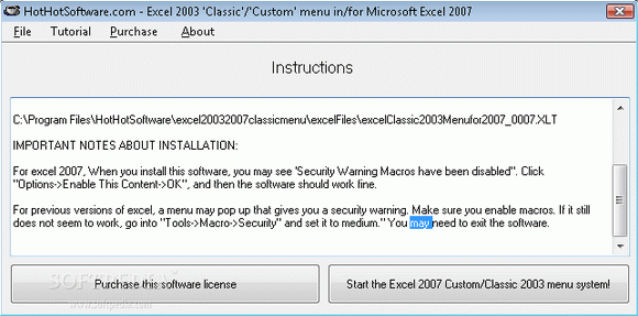 Excel 2007 Ribbon to old Excel 2003 Classic Menu Toolbar Crack + Activation Code (Updated)