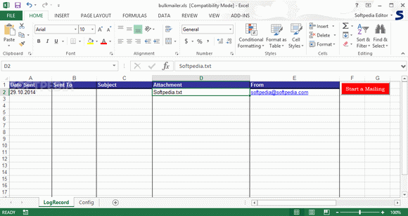 Excel Bulk Mailer Activator Full Version