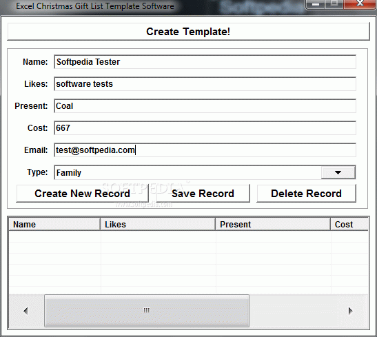 Excel Christmas Gift List Template Software Crack Plus Serial Key