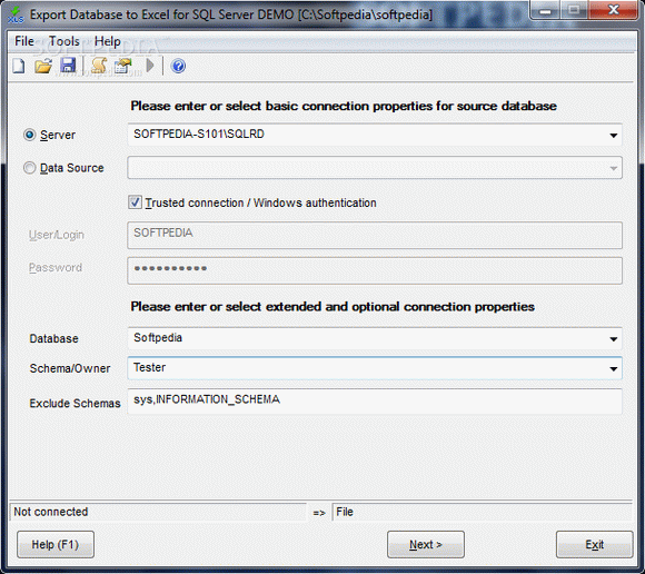 Export Database to Excel for SQL Server Crack With Activator 2024