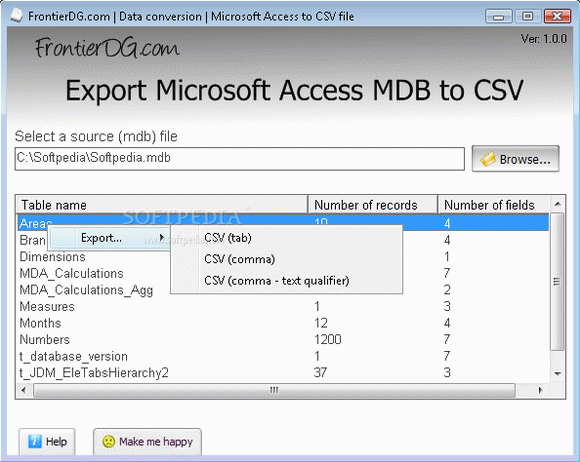 Export Microsoft Access MDB to CSV Crack Full Version