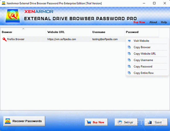 XenArmor External Drive Browser Password Pro Crack With Serial Key 2024