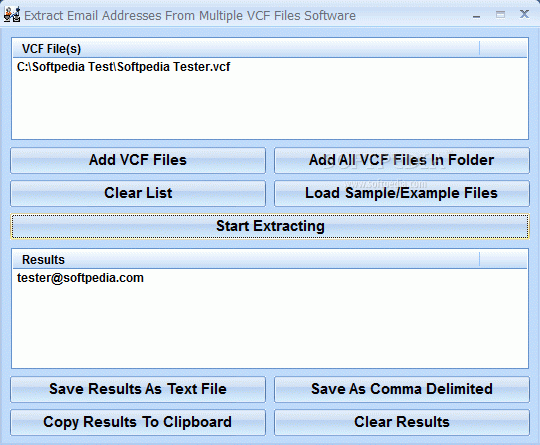 Extract Email Addresses From Multiple VCF Files Software Crack With License Key Latest