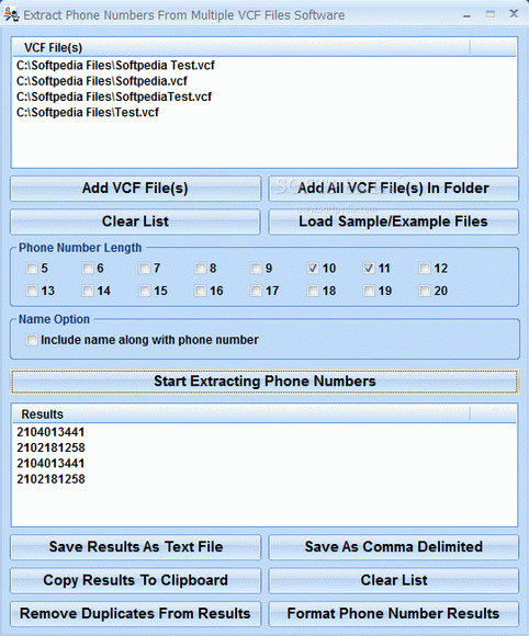 Extract Phone Numbers From Multiple VCF Files Software Crack + Keygen Updated