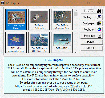 F-22 Raptor Screen Saver Crack + Serial Key Download