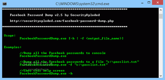 Facebook Password Dump Crack + License Key