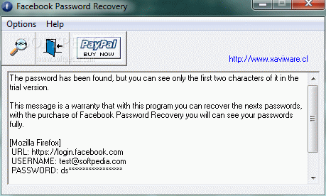 Facebook Password Recovery Crack + Serial Number (Updated)