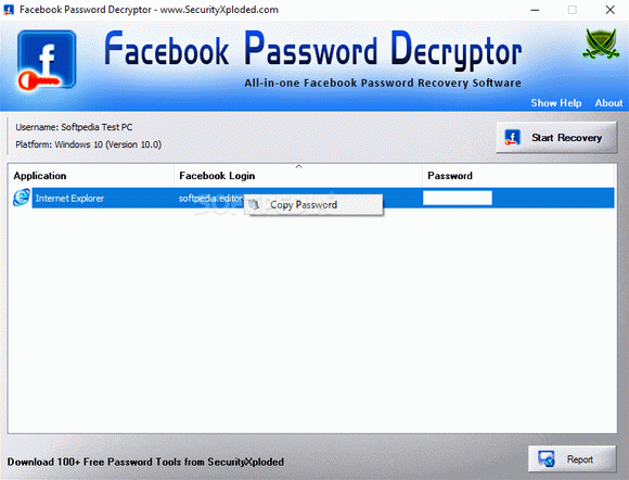 Facebook Password Decryptor Crack Full Version